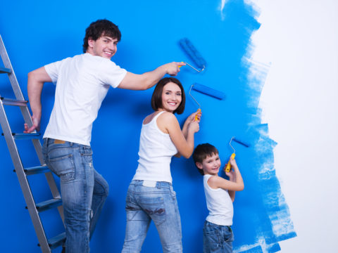 Note from Remi: Fun fact. Painting a room blue gives you a 150% boost in energy ;)