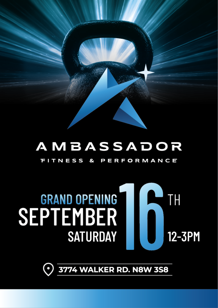 Ambassador Fitness & Performance Grand Opening September 16th!